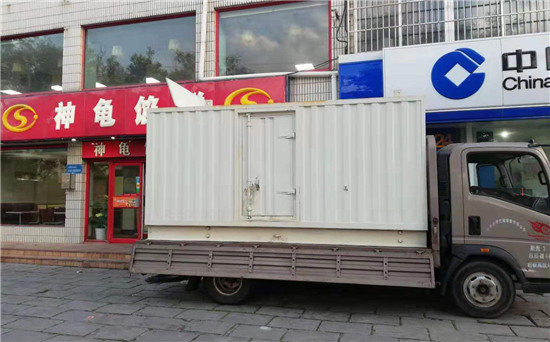 民众镇出租发电机施工案例